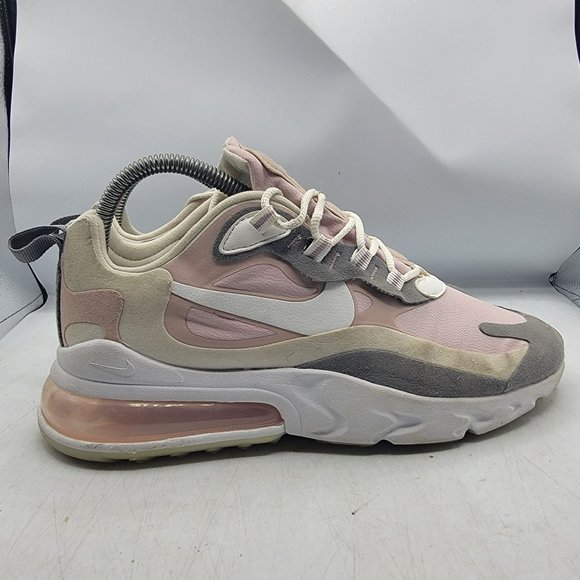 Nike Air Max 270 React Womens 7.5 Plum Chalk White Pink Women Shoes CI3899-500 - Picture 7 of 13